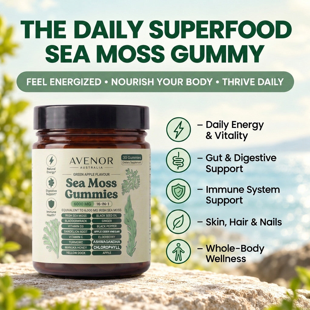 Sea Moss 16-In-1 Gummies - For Blood Pressure Balance & Heart Health