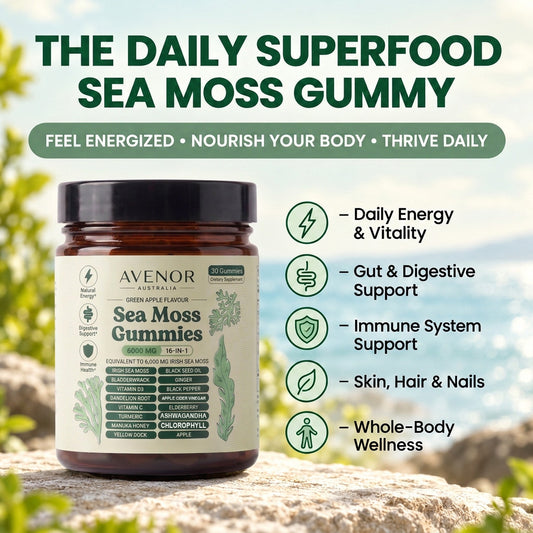 Sea Moss 16-In-1 Gummies - For Blood Pressure Balance & Heart Health