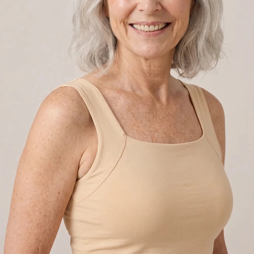 Ingrid's Top – No-Wire Comfort Tank with Built-In Support