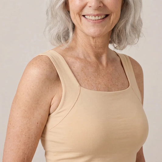Ingrid's Top – No-Wire Comfort Tank with Built-In Support